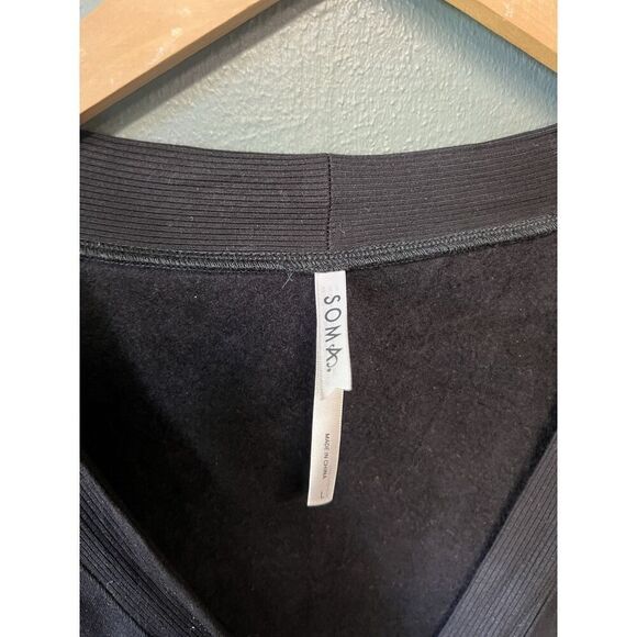 Soma Womens Black Long Sleeve Button Up Cardigan Sweater Size Large - Picture 3 of 3